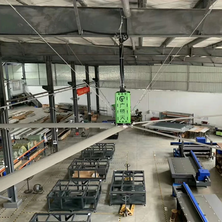 Big HVLS energy saving giant ceiling fans for industrial