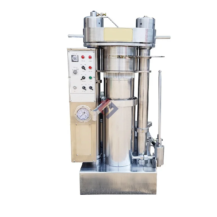 Mini commercial sesame hydraulic plate cold oil press cocoa machine