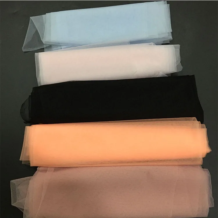 Высокое качество низкая цена мягкая 100% нейлоновая коричневая трикотажная Свадебная сетчатая кружевная ткань