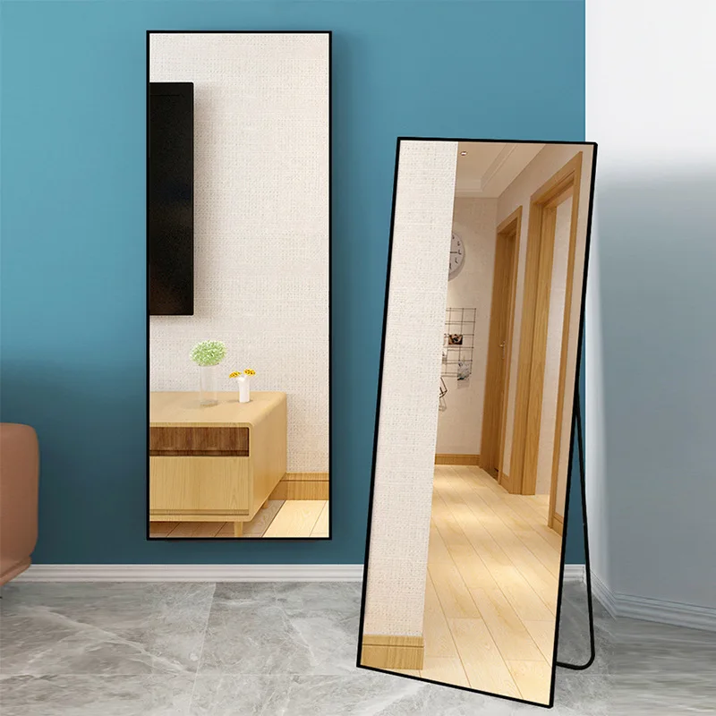 Factory direct selling wall mirror decorative beauty 4U floor mirror full frame mirror