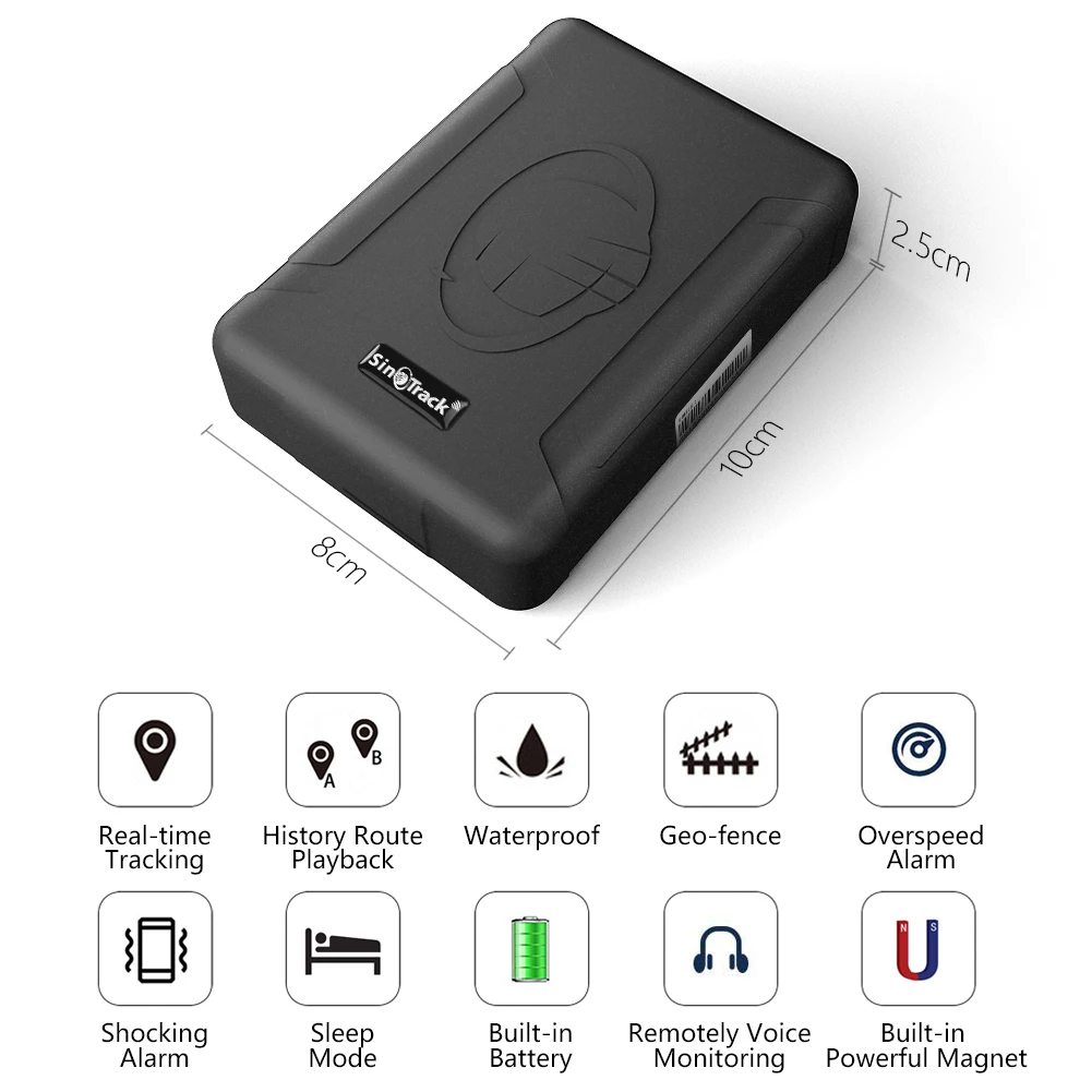 SinoTrack ST-915W Powerful Magnetic 3G GPS Tracker Car Truck Vehicle Real Time Tracking 10000mah Battery 3G GPS Tracking Device