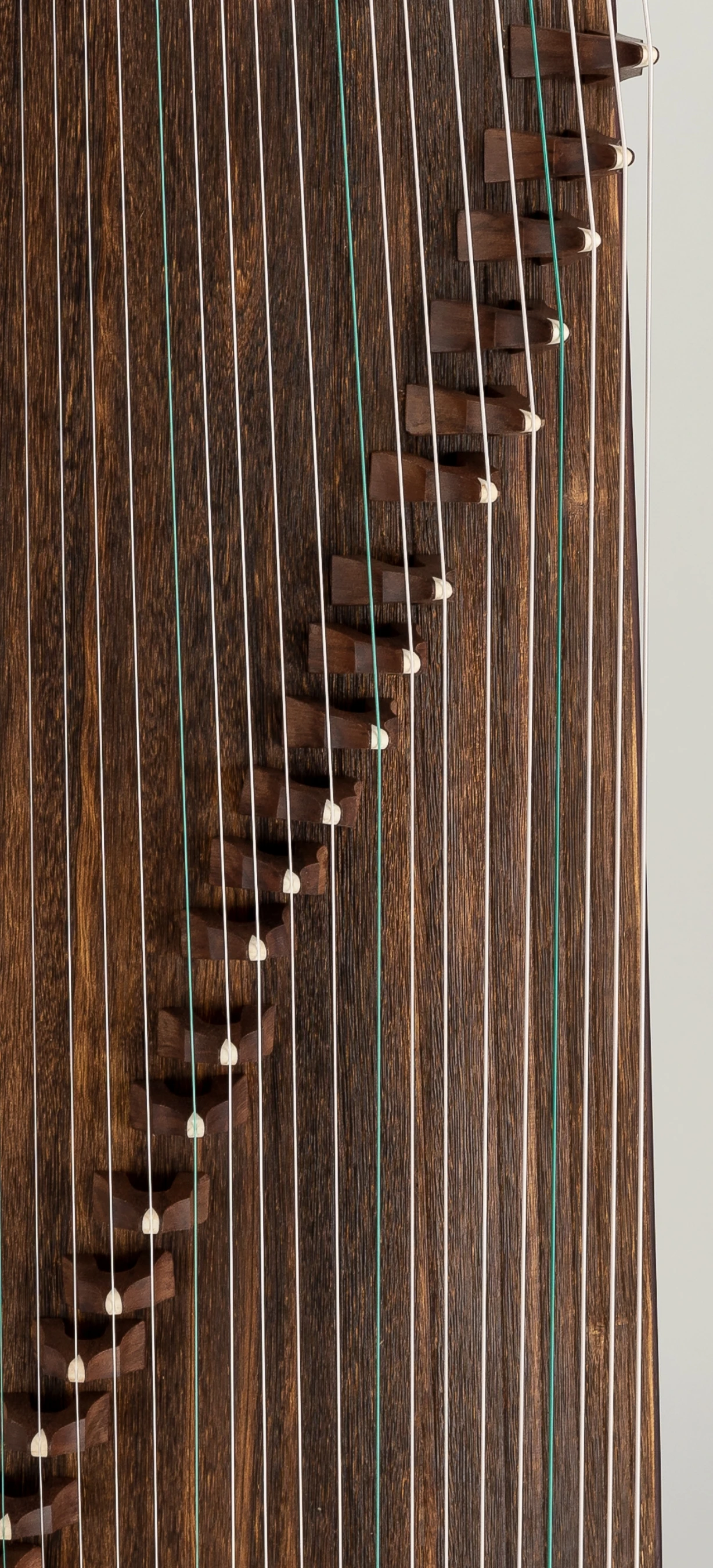 Professional 21-String Guzheng Zither Traditional Chinese Hand-Dug Musical Instrument Cloud Crane Series by CTNC for Recording