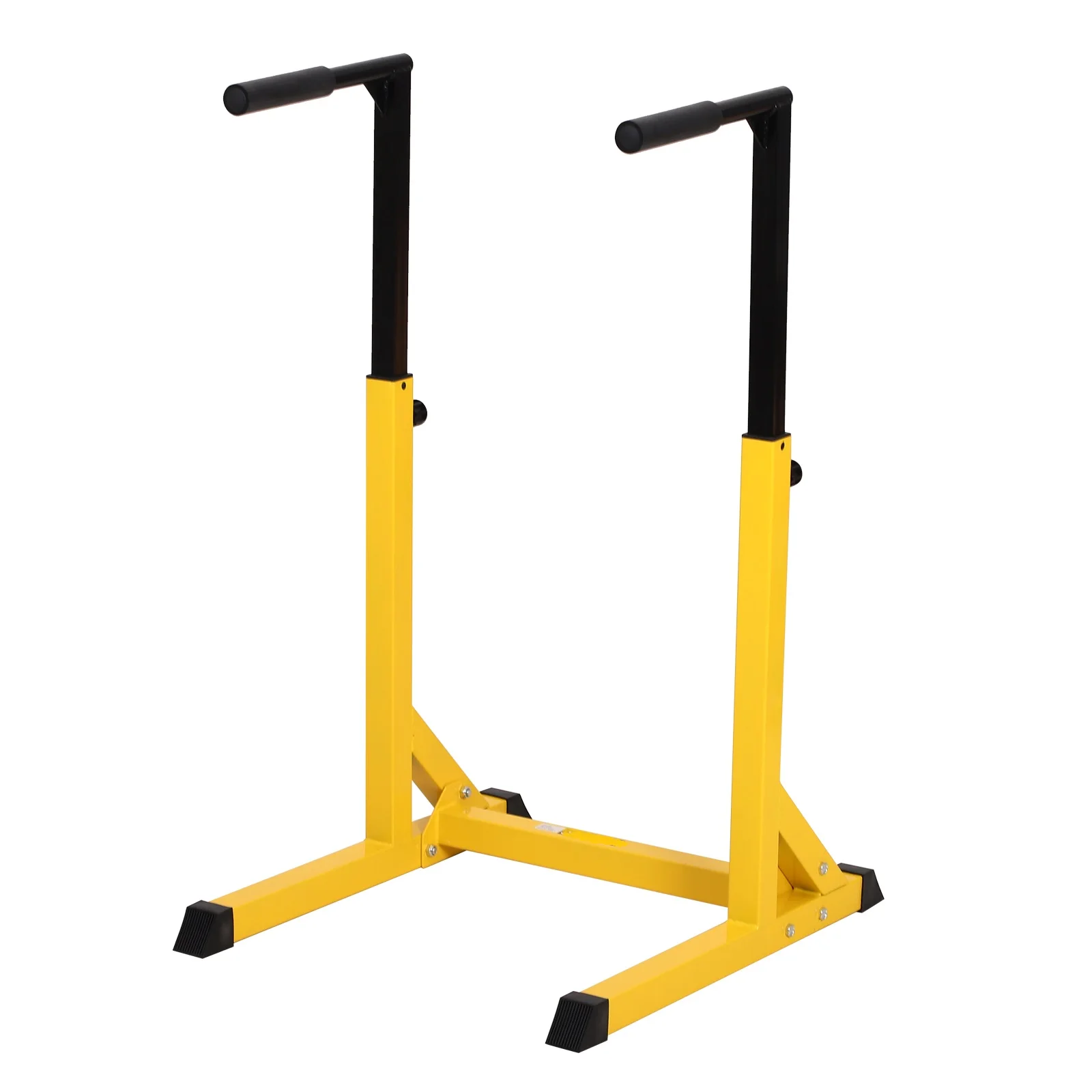 Heavy Duty Dip Stand Parallel Dip Station Dip Bar Steel Height Ajustable for Home Gym