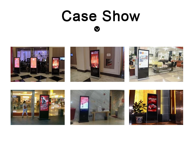 Waterproof Ip65 Lcd Displays Free Standing Touch Screen Advertising Player Digital Signage Outdoor Stand