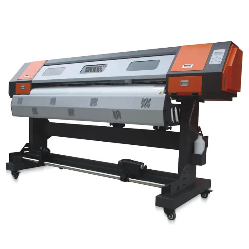 Ecosolvent Printer 1.8M 1.6M Xp600 Quality Billboard And Car Warp Plotter Wide Format Inkjet Printing Machine