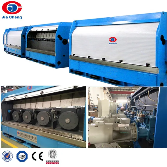 
rod breakdown drawing machine for two aluminium alloy wires with individual motor 