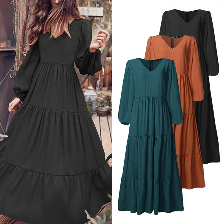 Abaya Wholesale Muslim Clothing Turkey Solid Islamic Long Wearing Belt Nida Dress Women Dubai Abaya