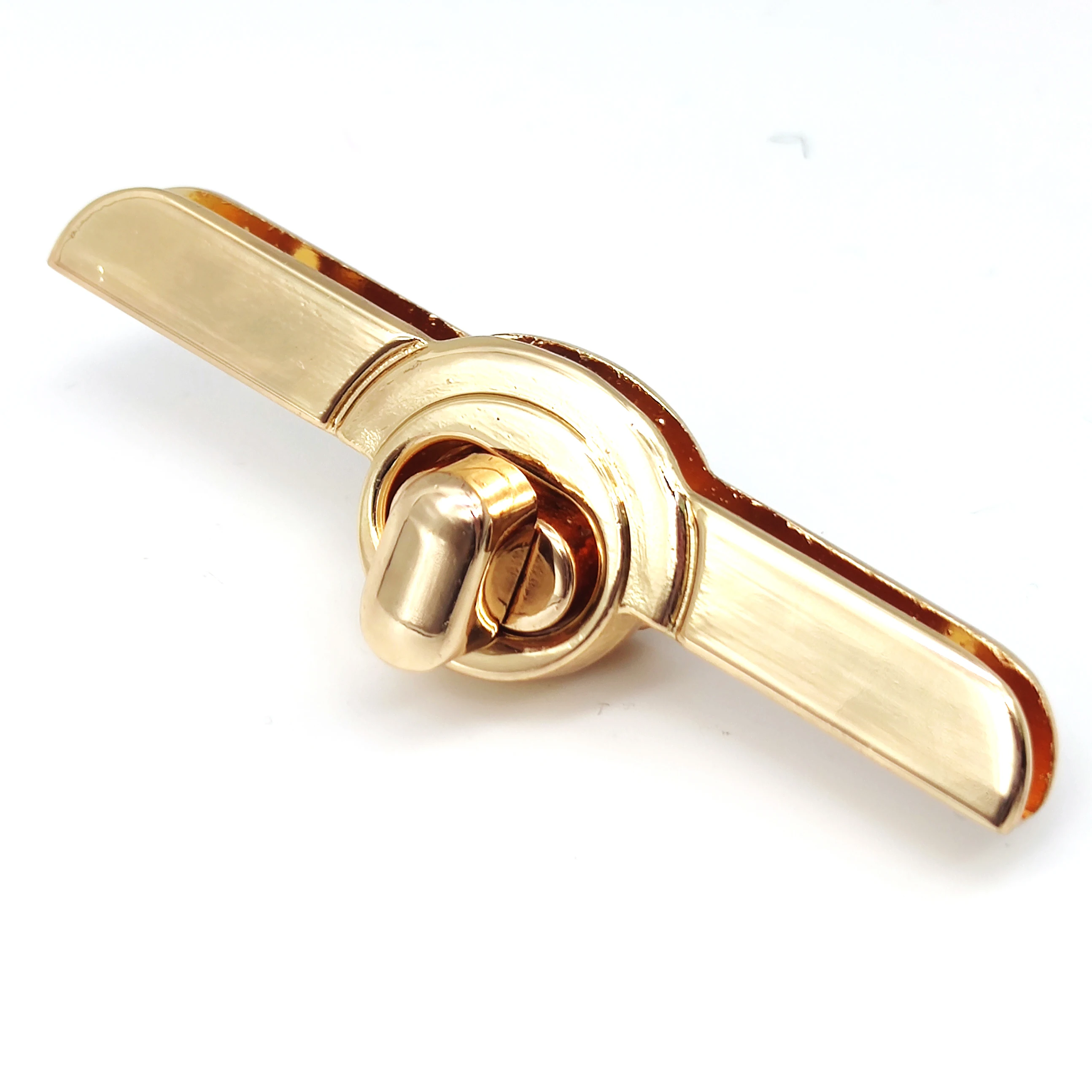 Fashionable Rectangle Long Bag Accessories Turn Lock twist Lock For Handbag Lock For Handbags