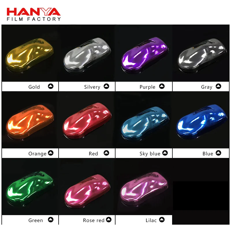HANYA Wholesale Factory Price  Chrome  Pink Vinyl Car Wrap