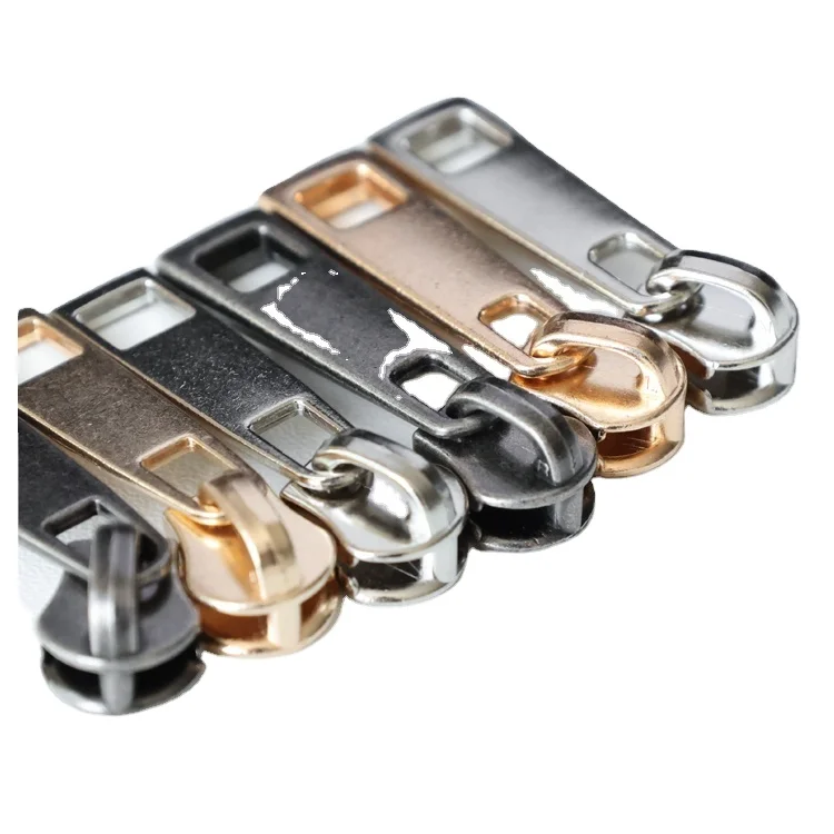 Zipper Jobber Non Lock Zipper Pulls Charm for Computer Bag Trolly Bag Wallet Handbag Metal Zinc Alloy Zipper Slider Puller