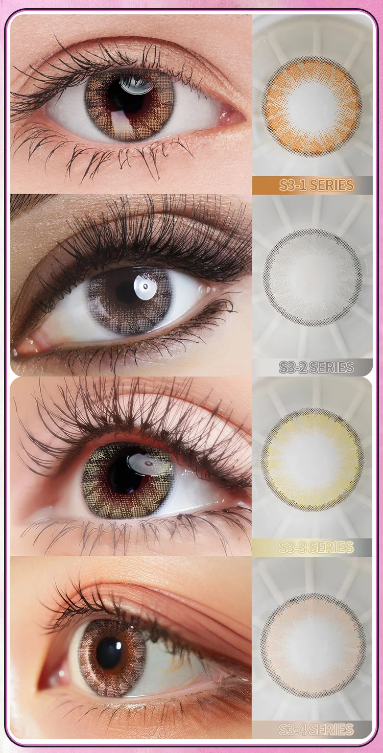 Hot Sale Colour Soft Contact Lenses,  Wholesale High Quality Colour Clear Hydrogel Contact Lenses