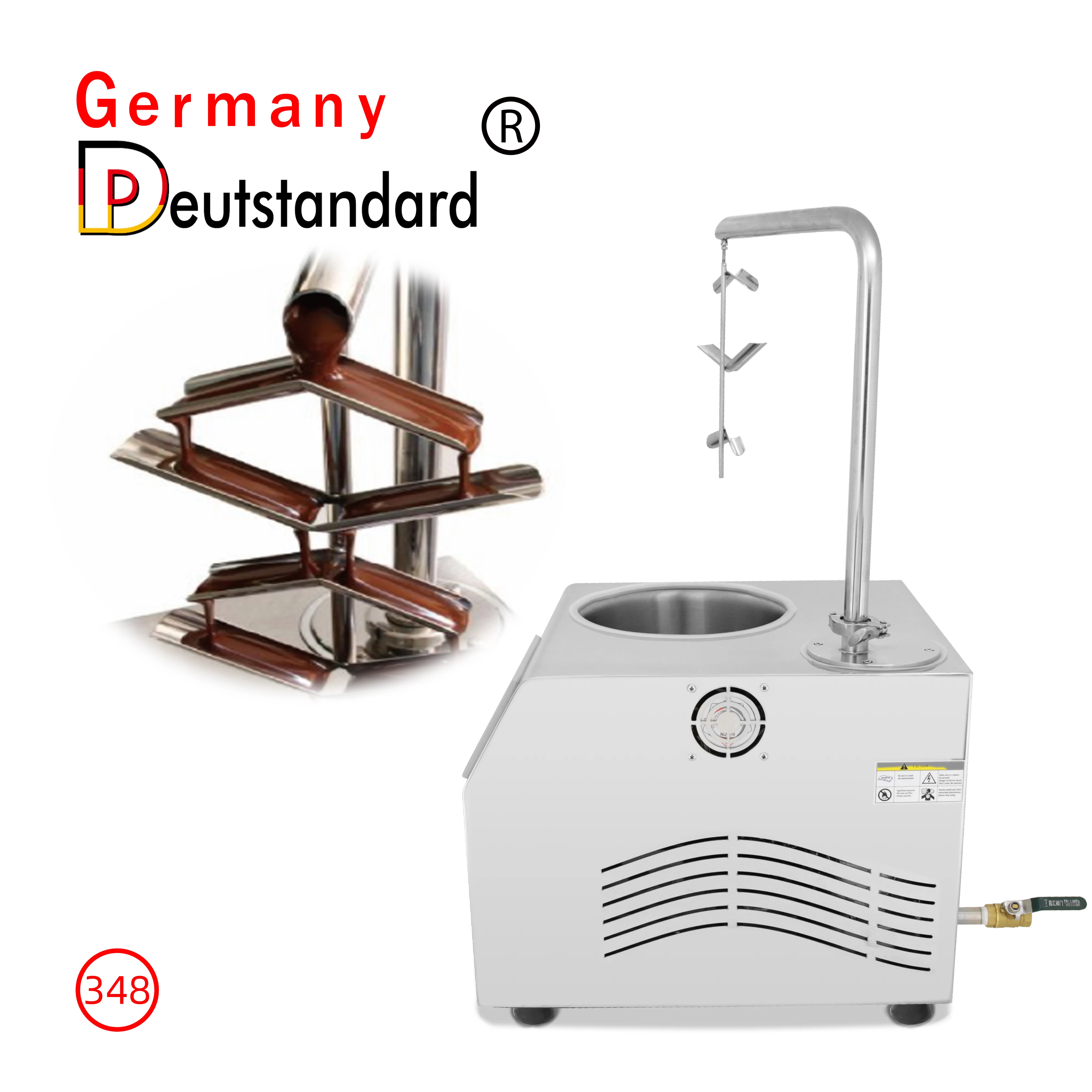 tempering machine chocolate  Pot body volume: 5.5L Stainless steel pot body chocolate tempering machinery