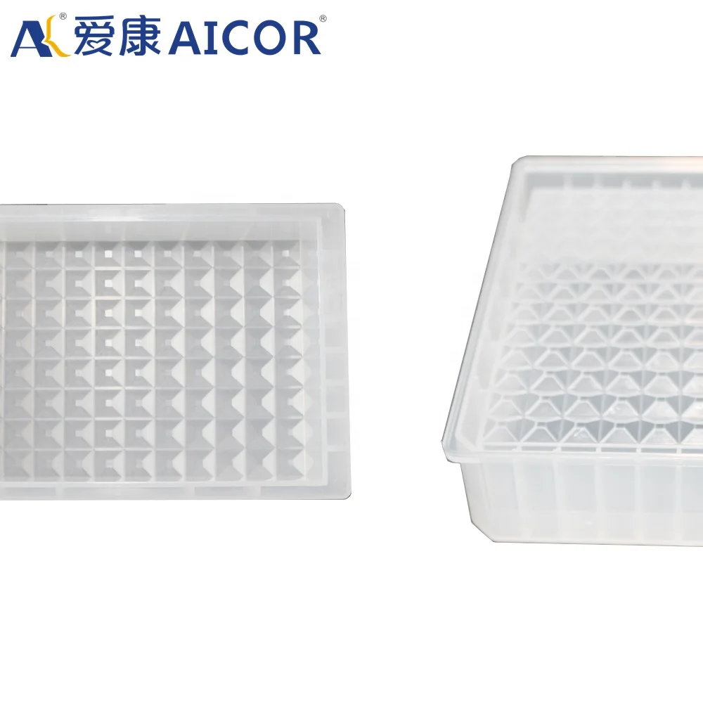 195ml Deep well plate  96 Individual Channel PP polypropylene Reagent Reservoir Widely Used High Quality Laboratory  pcr