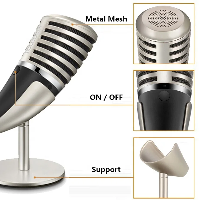 SF-700 Horn Microphone Microfono Bocina 3.5mm Microphone