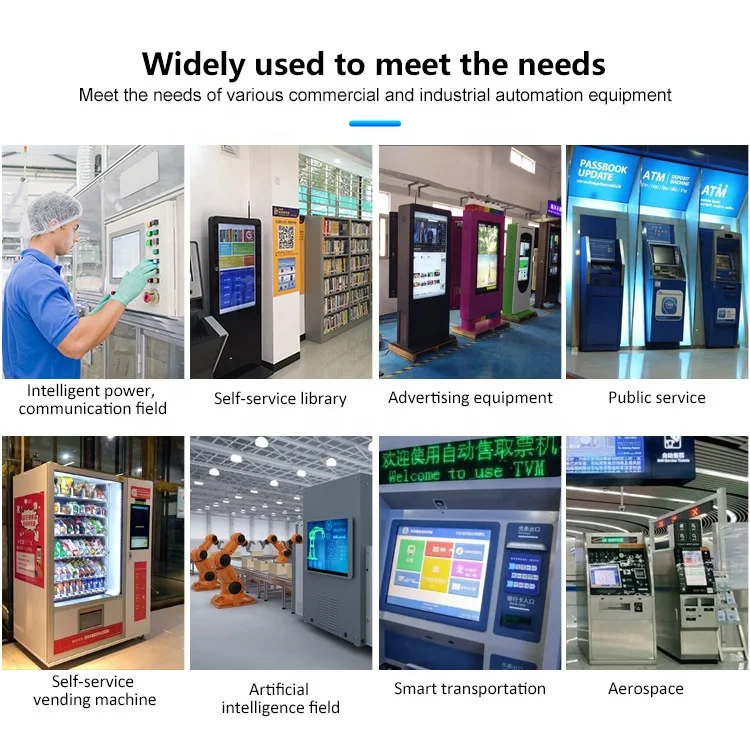 Industrial Mini PC RS232 Wifi 2.4g RJ45 OTG Fanless Industrial Computer Mini PC For Parking Lot Self-service Charge Terminal