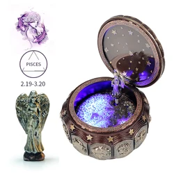 Amazon Популярные 12 созвездий подарок 18 тон Музыкальная шкатулка
