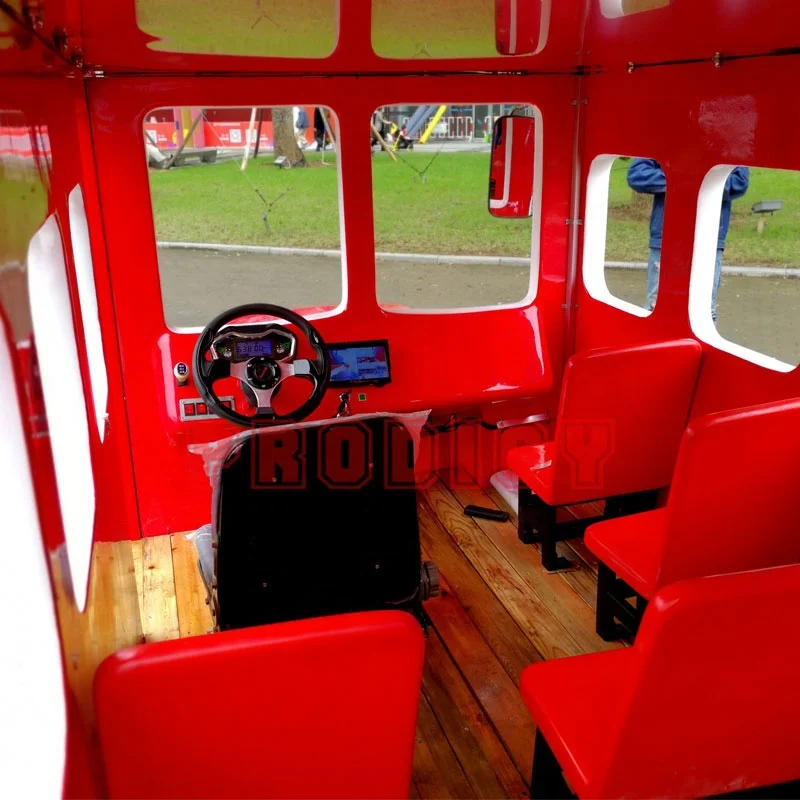 Парк аттракционов, Электрический экскурсионный автобус и аттракционы на продажу