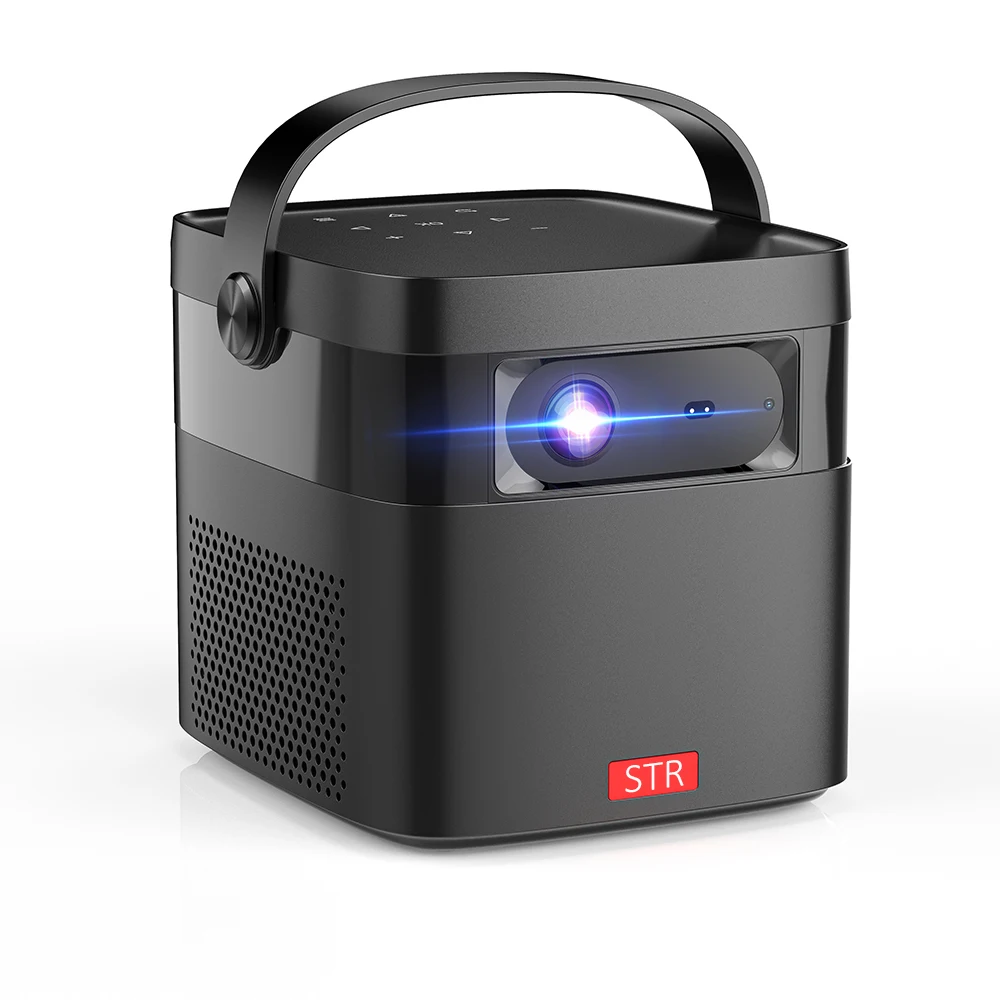 Google TV Android 11 DLP 3D 1080P 380 Ansi Outdoor home cinema video gaming player mini data show wireless projector beamer