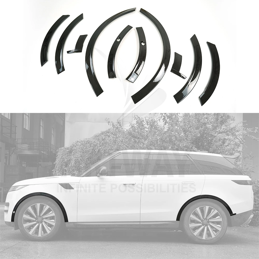 Car exterior accessories Carbon Fiber material wheel arch For Range Rover Sport 2023+