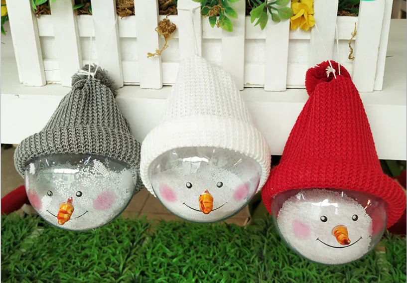 
Christmas gifts Indoor Christmas tree hang christmas ornaments plastic balls 