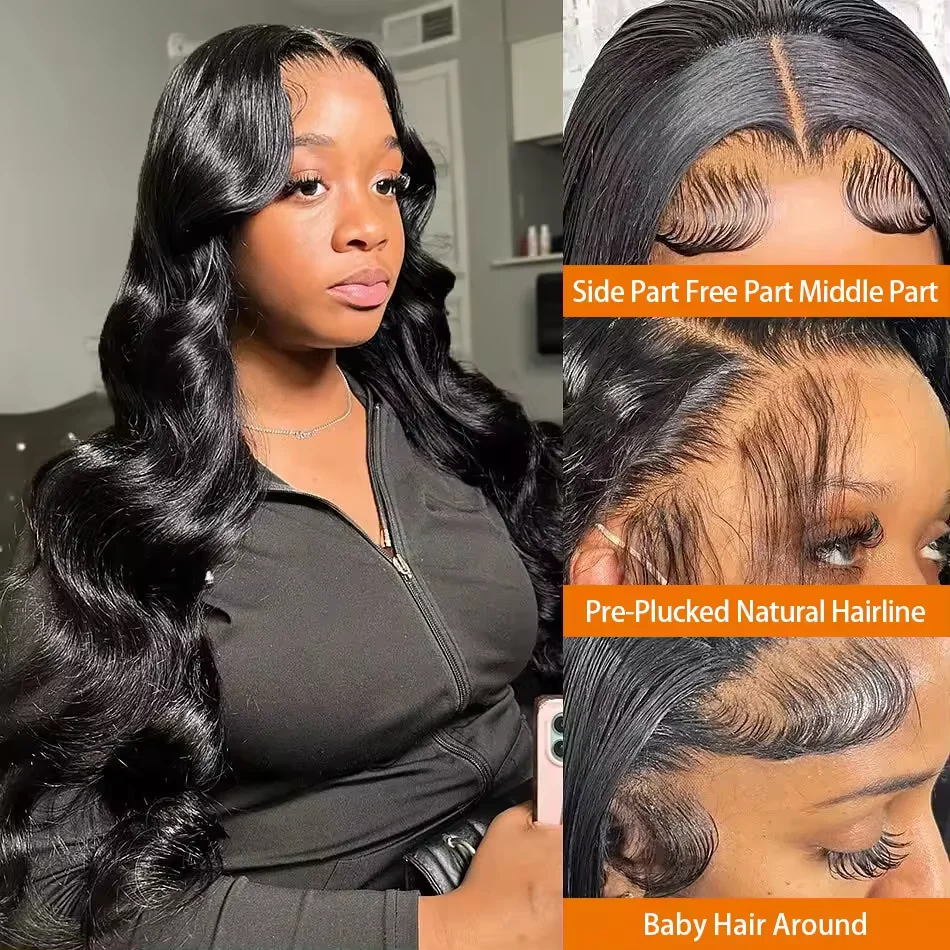 Wholesale Peruvian Body Wave Full HD Lace Frontal Wigs Hair Extensions Wigs Human Hair Lace Front Wigs For Black Women Vendors