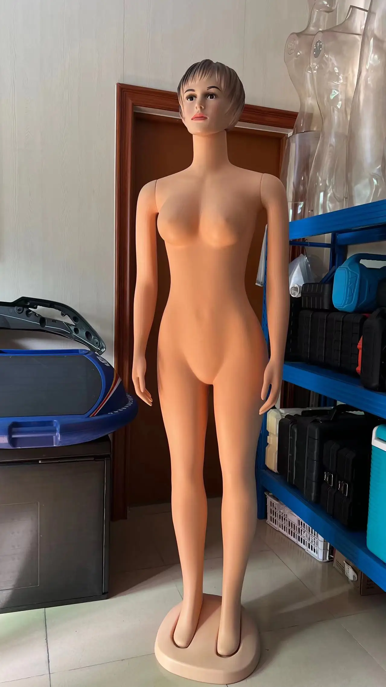 Plus Size Big Boobs Female mannequins full body Mannequin  head with hair