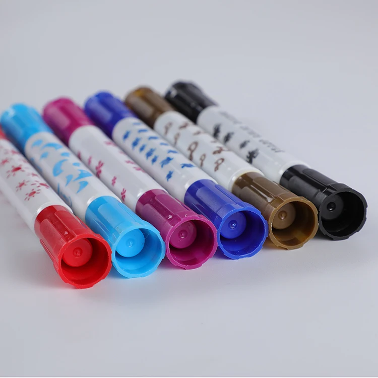 Fancy Toy Gift Stamp Water Color Marker Pen For Kids to Drawing Watercolor Stamp Marker Pen