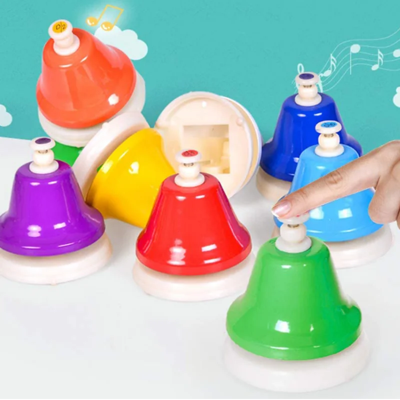 Wholesale Customizable Logo Colorful Call Bell Hospital School Restaurant Hotel Restaurant Dinner Bell