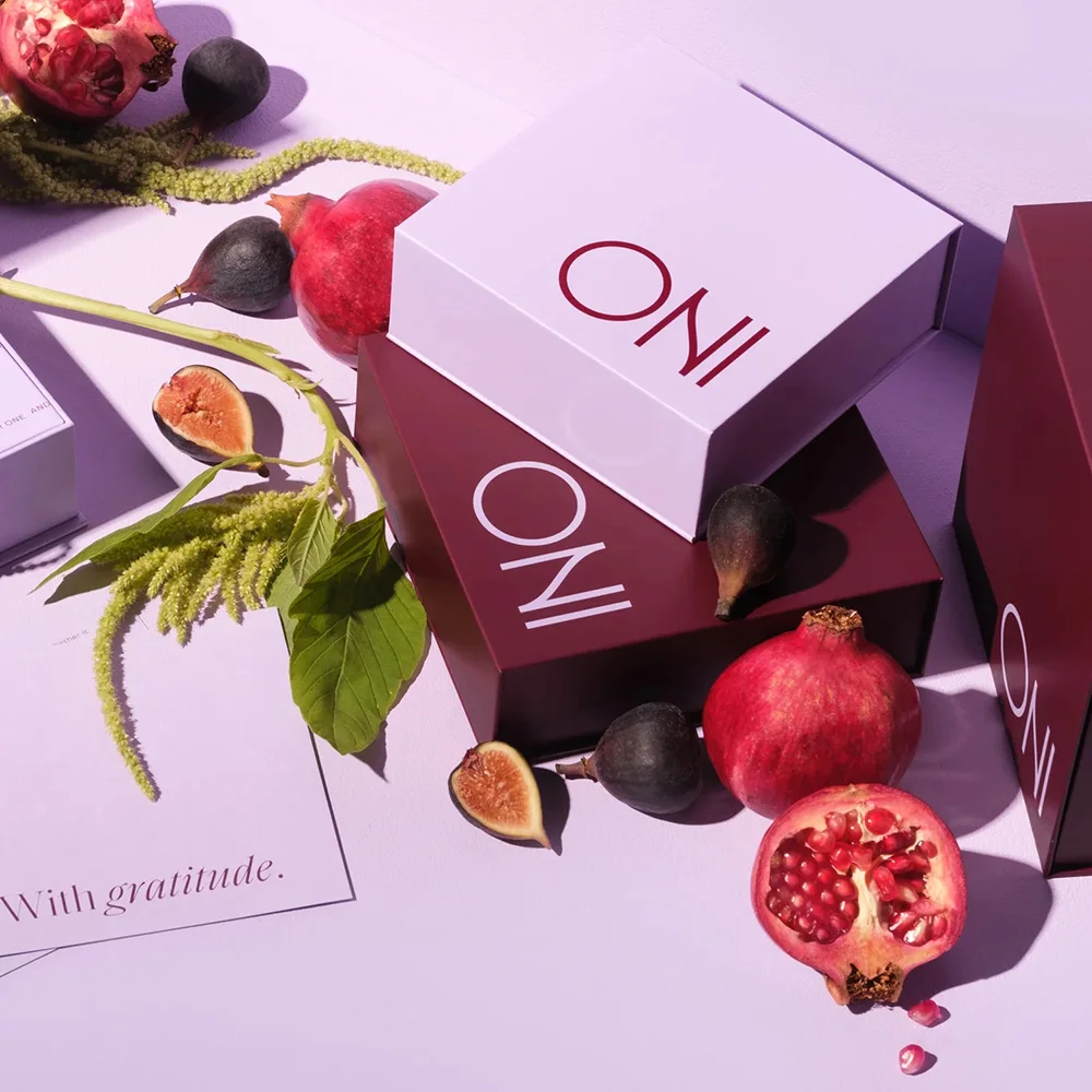 Premium Gift Box with Magnetic Closure Lid Gift Jewelry Packaging Rigid Box