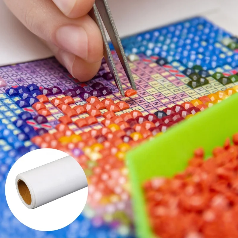 Wholesale Crystal Rhinestones Digital Print Canvas Diamond Painting Canvas Rolls For Painting