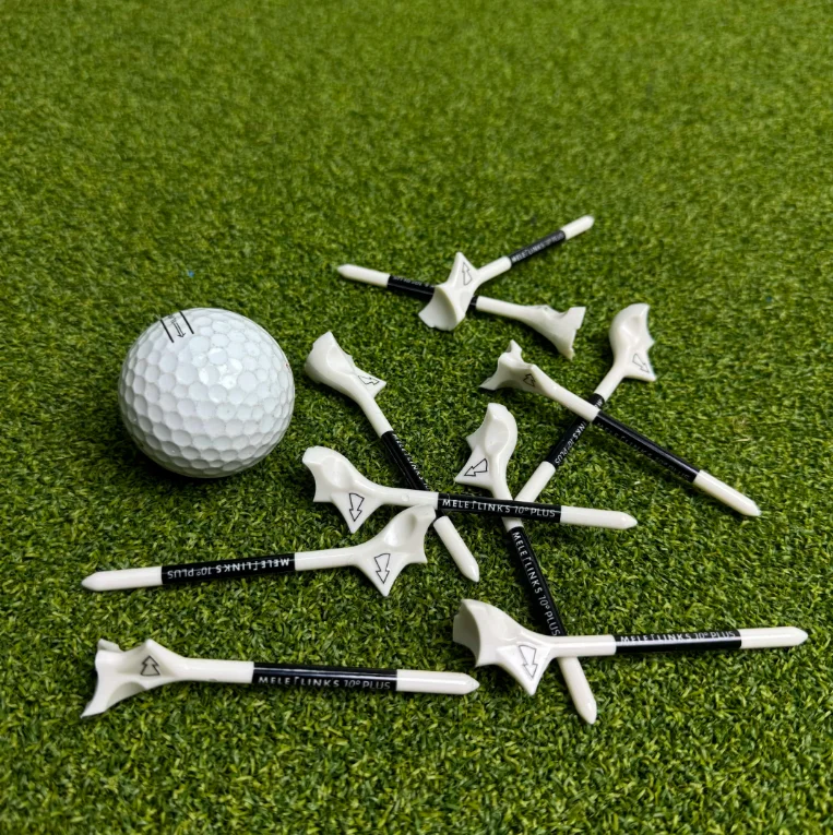 Quick Delivery Wholesale Plastic 83mm Golf Tees 10 Degree Oblique Golf Tees With Aiming Arrow