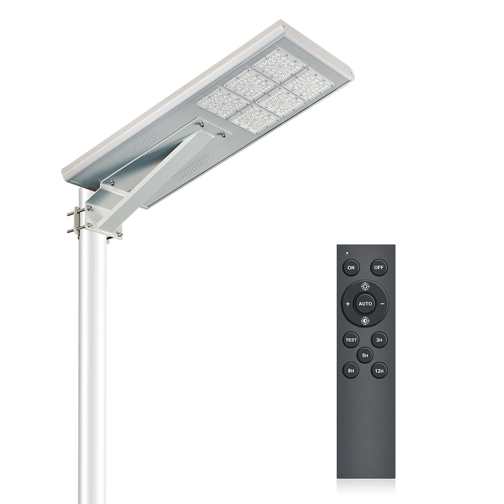 LAP Energy Saving Aluminum Outdoor Ip65 Waterproof 150w 180w All In One Solar Led Street Light