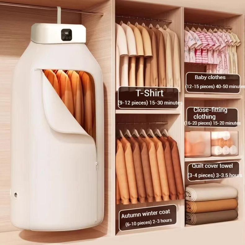 wholesale Automatic Portable Home Clothes Dryer Machine Folding Design Hanging Wall Baby Clothes Dryer Machine