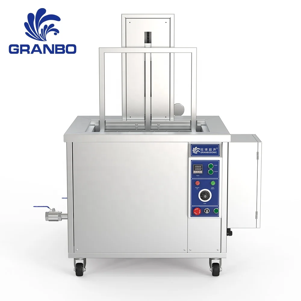 2024 Granbo GM-SL Series 45~960L Industrial Ultrasonic Cleaning Machine with Lifting Filtering Engine Blocks Cylinder Auto Parts
