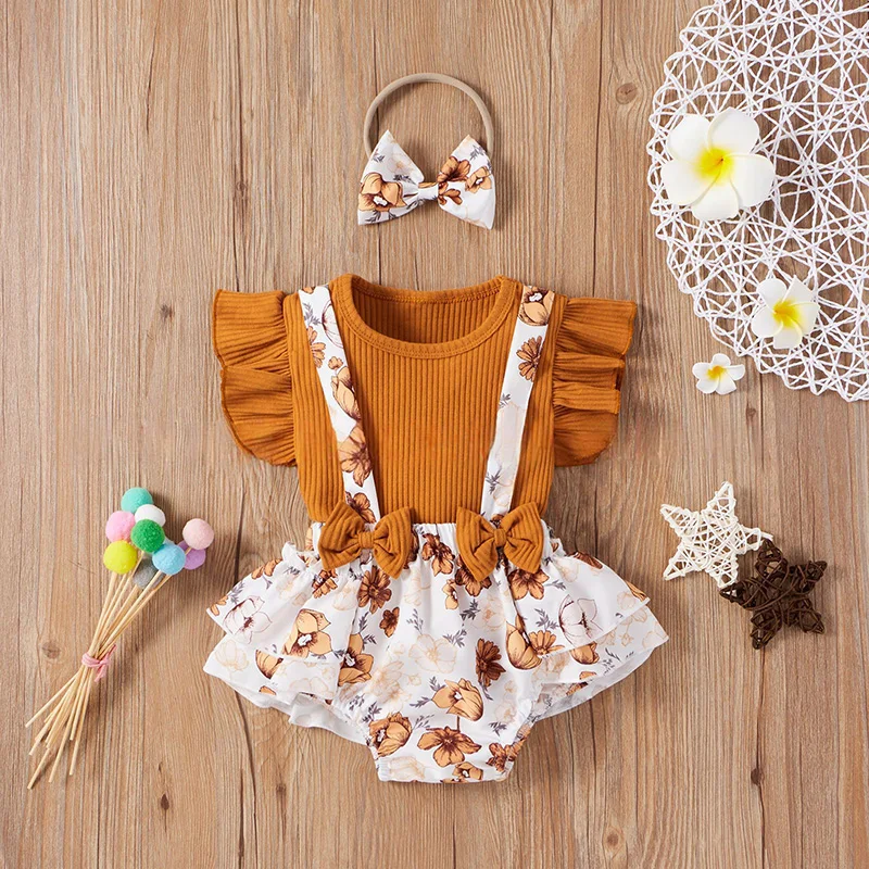 Factory direct sales 2021 latest cute baby fashion clothes girls boutique clothing sets