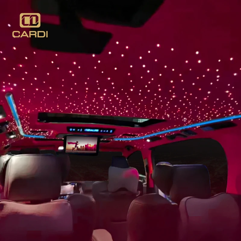 Car gypsophila atmosphere RGBW lighting atmosphere lamp Auto interior ambient car roof star light