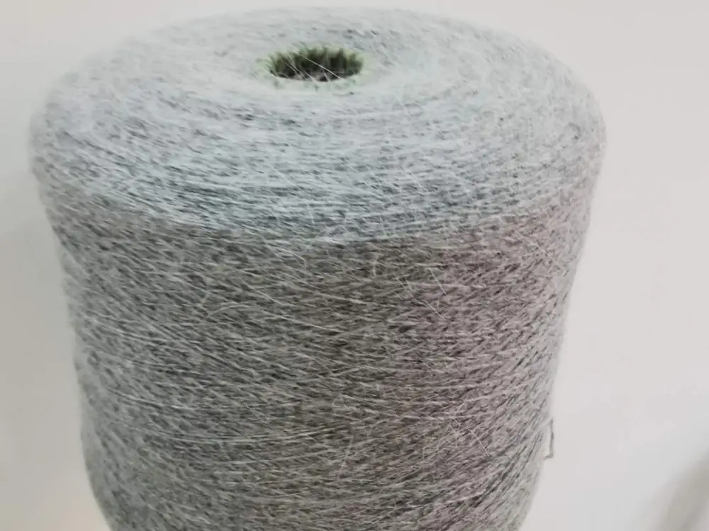 
1/15NM multiple colors high proportion long hair angora 50% angora cashmere blended yarn 