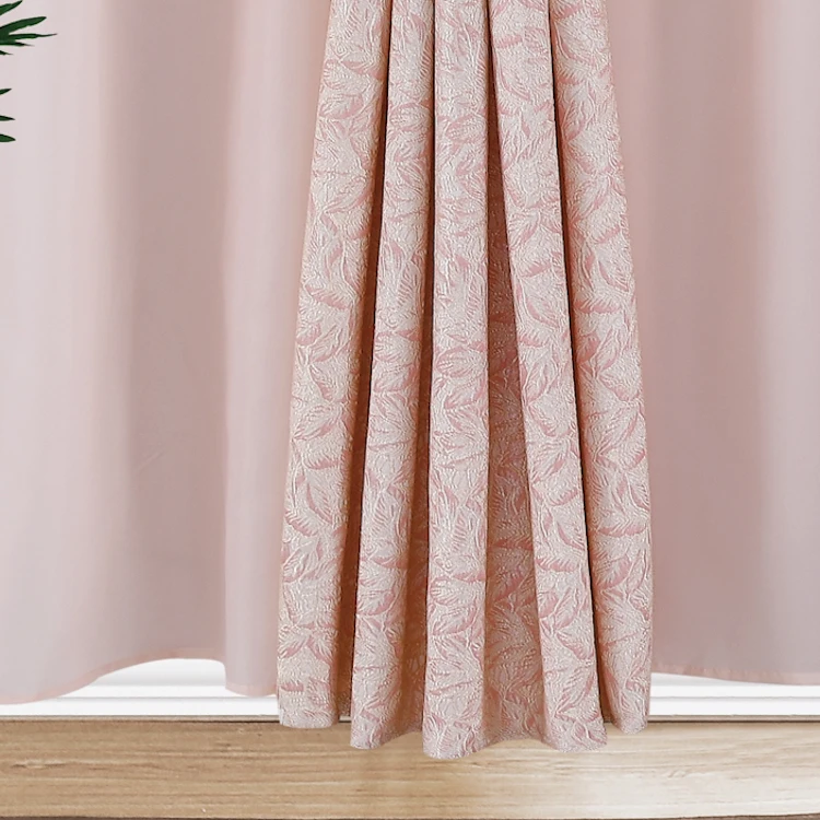 2021 Hot Sell Newchildren Pink lovely curtain cortinas de tela For Bedroom