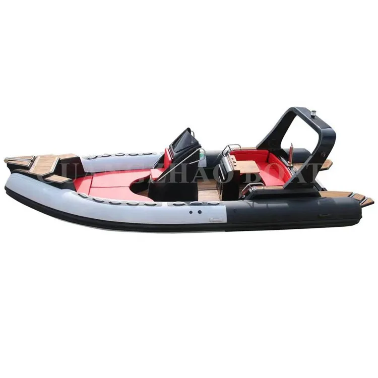 CE 7.1m RIB 700 Rib boat  hypalon material fiberglass hull inflatable fishing cabin rib boat