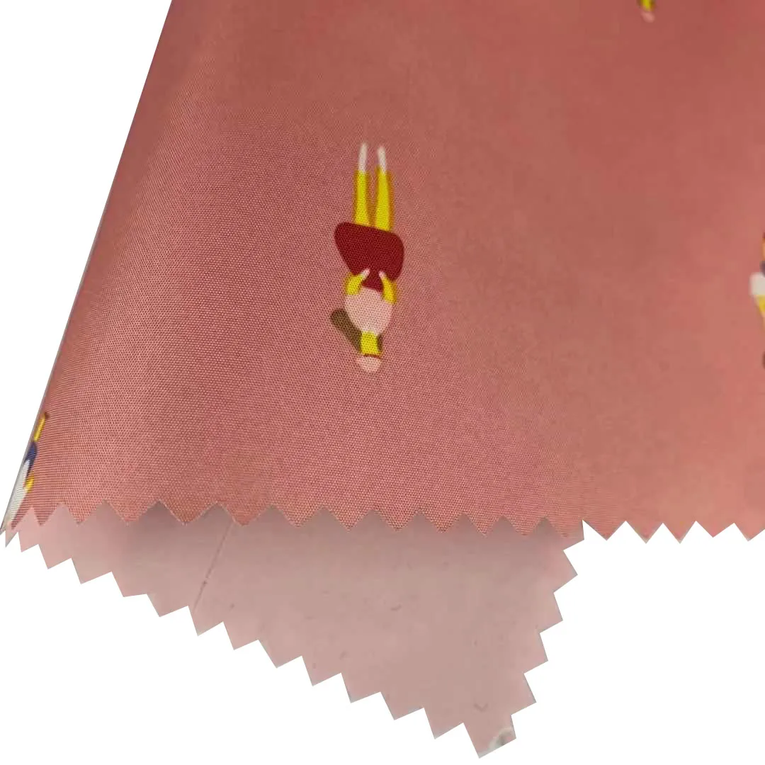 Заводская цена, плоский дождевик из понж 65GSM, детская одежда, дождевик из ткани