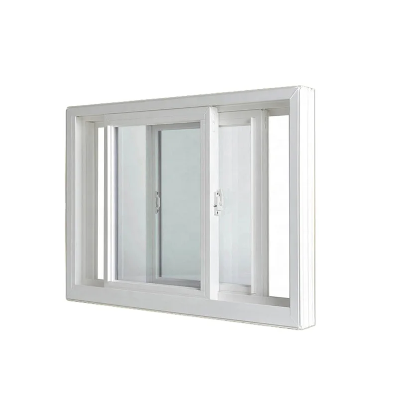 Factory Customized Single Double Tempered Glazed Windows UPVC Sliding Windows For Bedroom