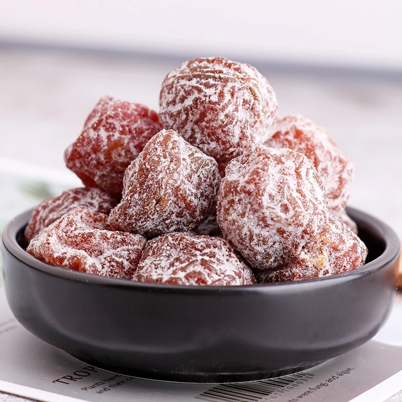Wholesale bulk Chinese Candied Plum Dried Natural fruit Dried wax Red Plum