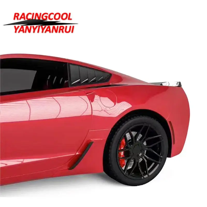 Automobile Personalized Modification ABS plastic Classic Leaf Window Louvers For 14-17 Corvette C7