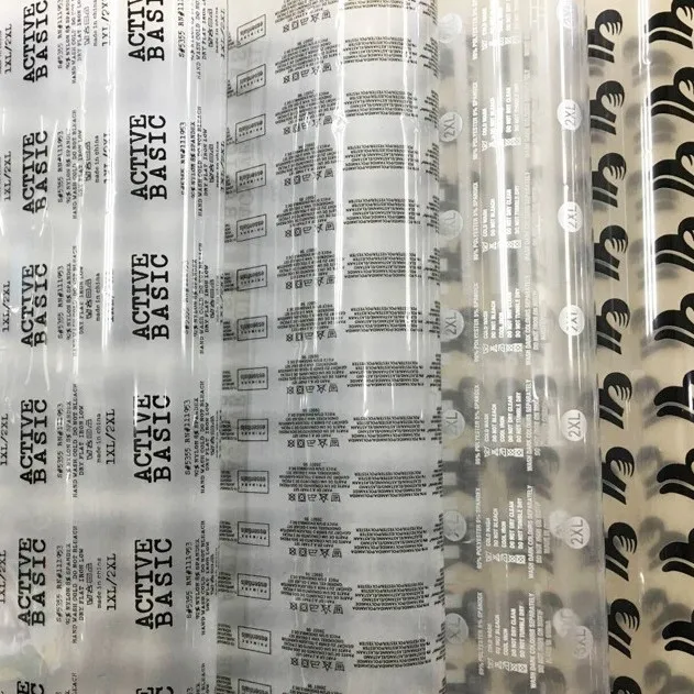 Factory Custom Cheap Heat Transfer Garment Washable Neck Care Label Tags For Tshirt