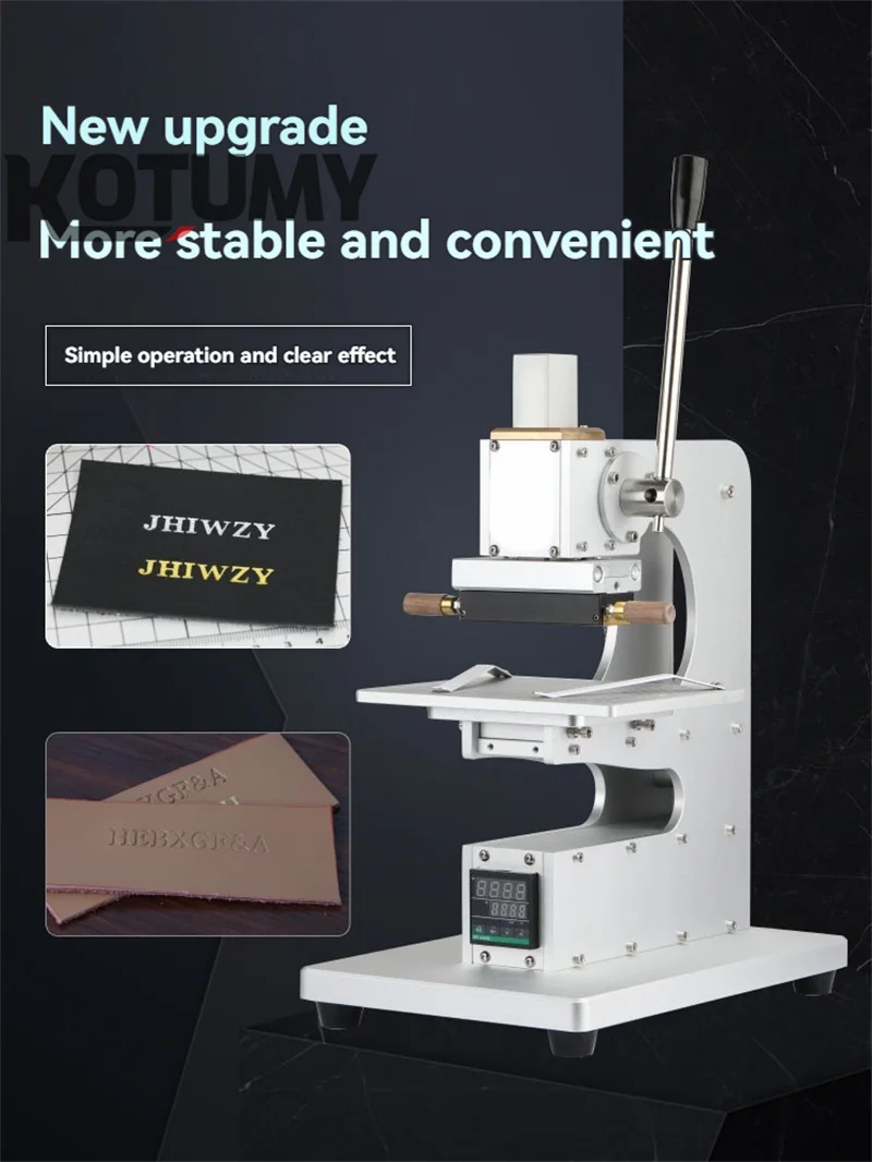Multifunctional Infrared Hot Stamping Machine Letters Custom Logo Stamp Pressing Hot Foil Alphabet Molds Leather Paper Wood
