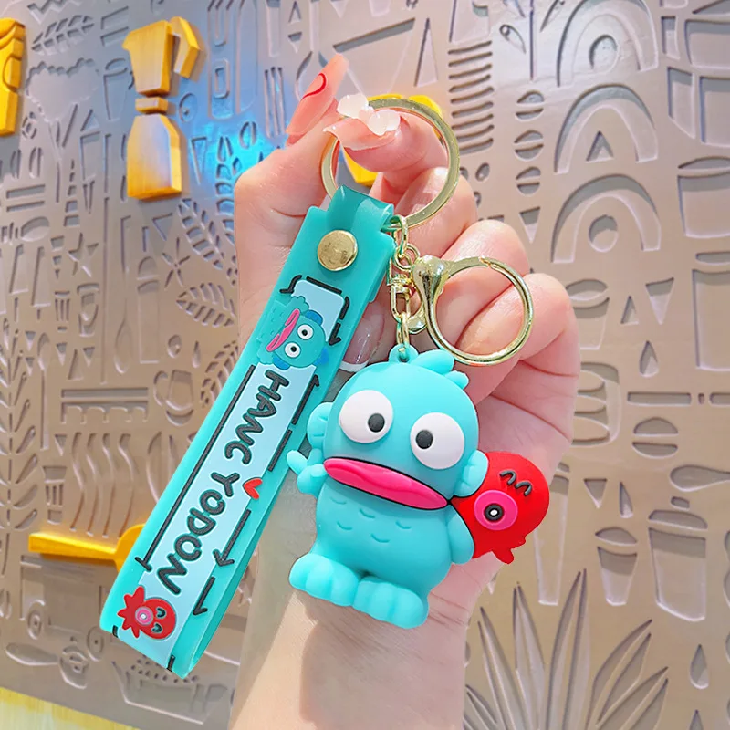 Cute clown fish backpack key chain pendant wholesale ins small gift doll school bag pendant key ring