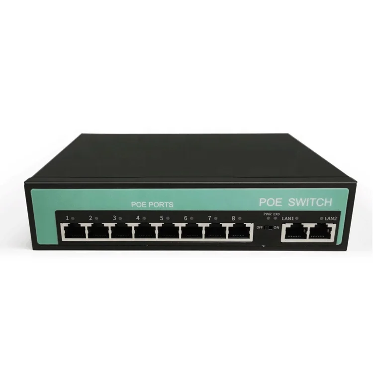 8+2 outdoor poe network switch digital city system 8 port poe switch cctv