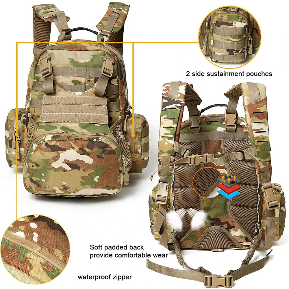 FREE SAMPLE Modular Assault Vest System Compatible with 3 Day Assault Backpack OCP Camouflage