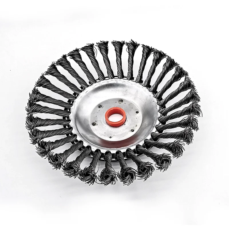 Professional 8Inch 30Strand Mower Head with Twisted Steel Wire Bowl  Removal Weeding Irrigation Machine Accessories steel brush