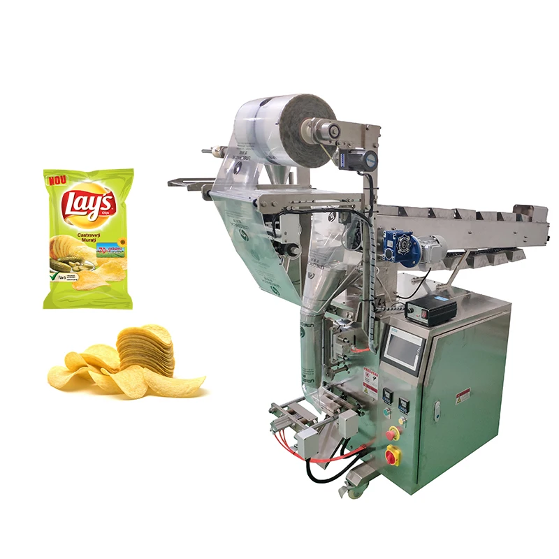 semi-automatic grains snacks  potato banana chips sealing filling  packaging machine